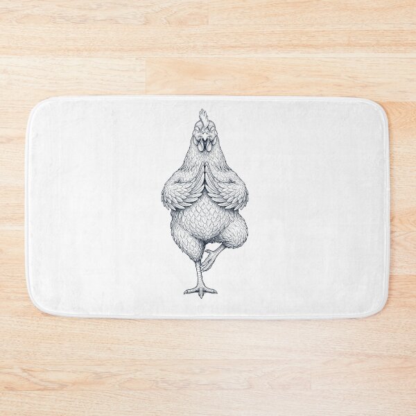 Item preview, Vintage Chicken Yoga Tree Pose Animal Lover designed and sold by TerryConnells.