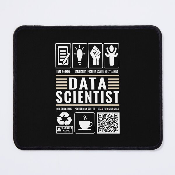 Item preview, Funny Data Scientist Job Description Icons QR Code designed and sold by MerchMaxxing.