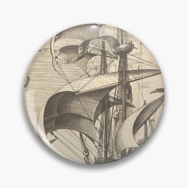 Item preview, Vintage Sailing Ship | Nautical Art designed and sold by GammaRay.