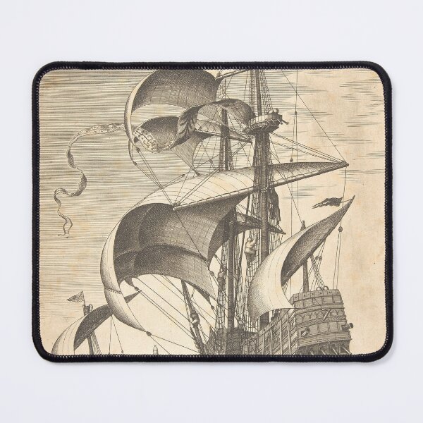 Item preview, Vintage Sailing Ship | Nautical Art designed and sold by GammaRay.