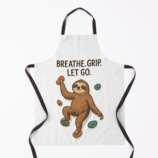 Item preview, Zen Sloth: Breathe Grip Let Go Climbing designed and sold by Pineapple-Tree.
