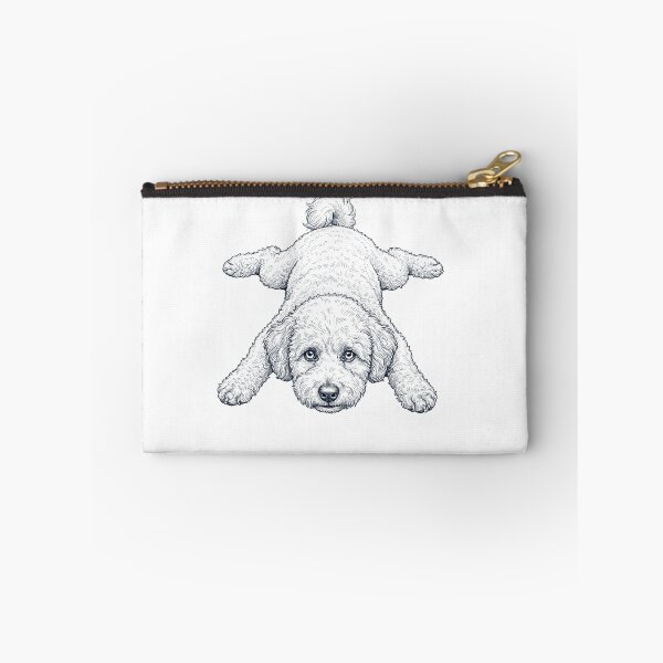 Item preview, Vintage Bichon Frise Splooting Dog Mom Dad Lover designed and sold by DoodleTortle.