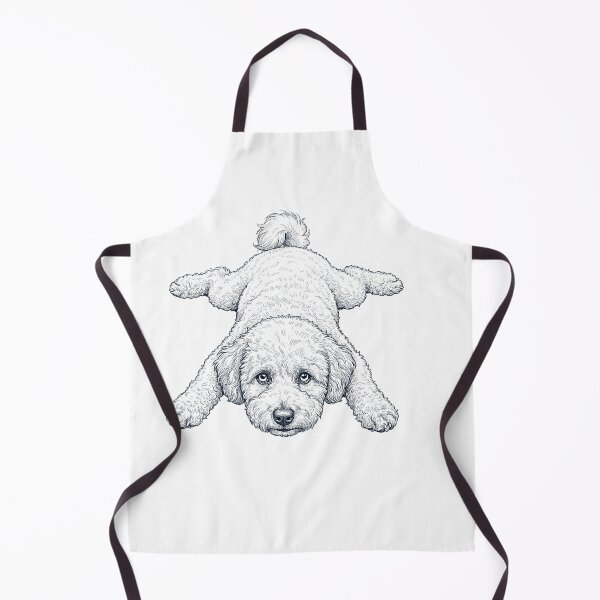 Item preview, Vintage Bichon Frise Splooting Dog Mom Dad Lover designed and sold by DoodleTortle.