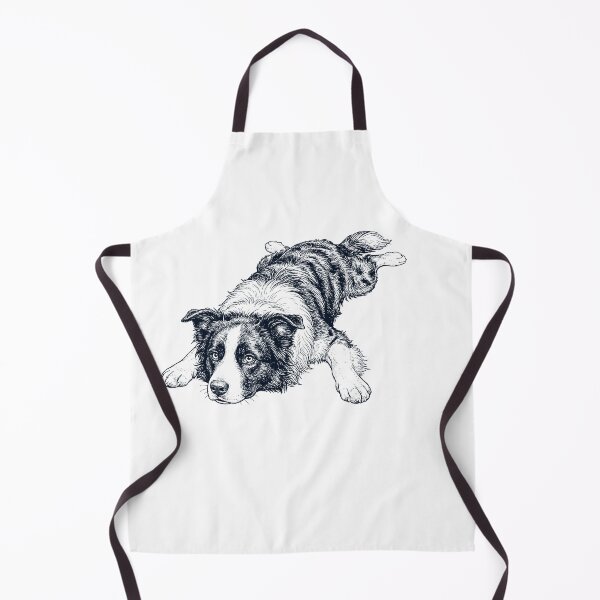 Item preview, Vintage Border Collie Splooting Dog Mom Dad Lover designed and sold by DoodleTortle.