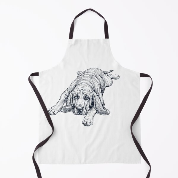 Item preview, Vintage Bloodhound Splooting Dog Mom Dad Lover designed and sold by DoodleTortle.