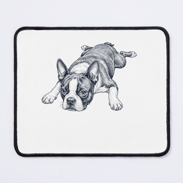 Item preview, Vintage Boston Terrier Splooting Dog Mom Dad Lover designed and sold by DoodleTortle.