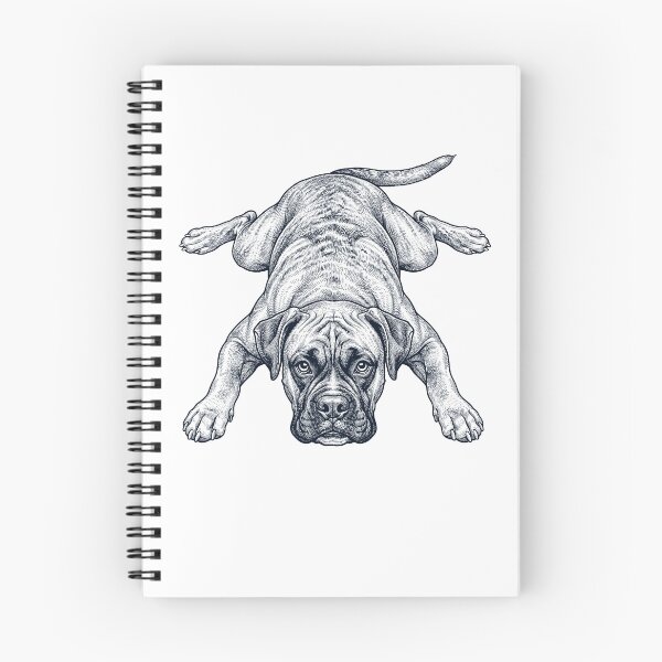 Item preview, Vintage Boxer Dog Splooting Dog Mom Dad Lover designed and sold by DoodleTortle.
