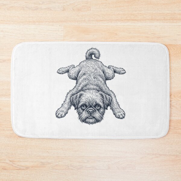 Item preview, Vintage Brussels Griffon Splooting Dog Mom Dad Lover designed and sold by DoodleTortle.