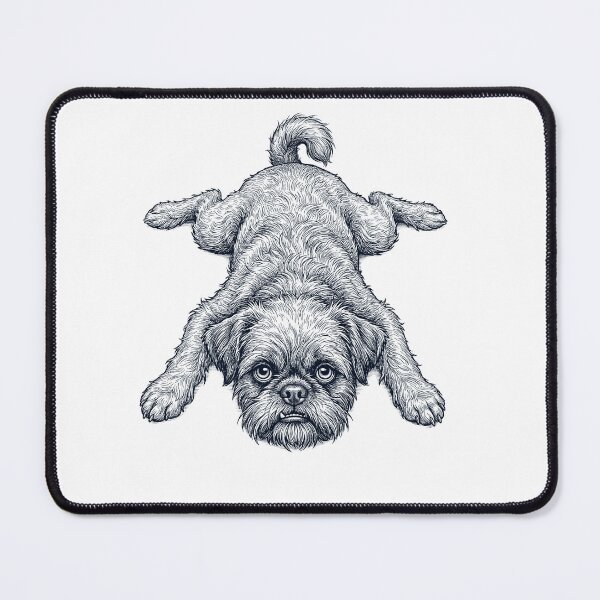 Item preview, Vintage Brussels Griffon Splooting Dog Mom Dad Lover designed and sold by DoodleTortle.