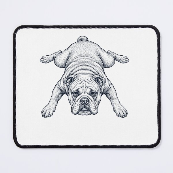 Item preview, Vintage Bulldog Splooting Dog Mom Dad Lover designed and sold by DoodleTortle.