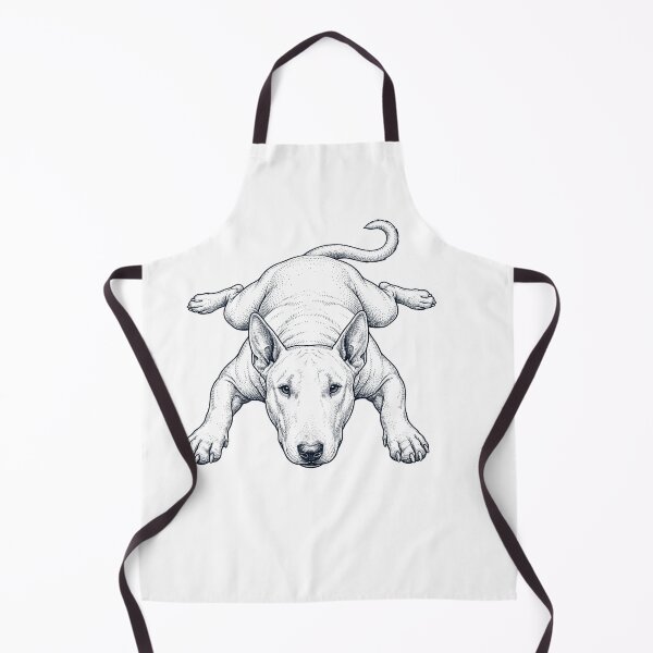 Item preview, Vintage Bull Terrier Splooting Dog Mom Dad Lover designed and sold by DoodleTortle.