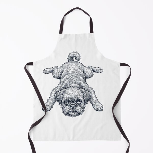 Item preview, Vintage Brussels Griffon Splooting Dog Mom Dad Lover designed and sold by DoodleTortle.