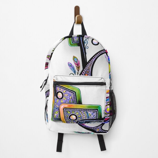 Item preview, Vibrant Ornamental Bird with Mosaic Textures designed and sold by blacK1982White.