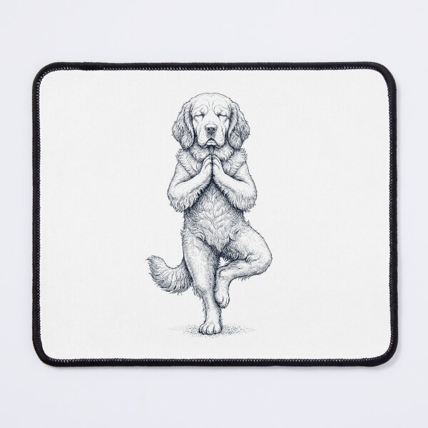 Artikelvorschau, Vintage Clumber Spaniel Yoga Baumpose Hundemama Liebhaber entworfen und verkauft von TerryConnells.
