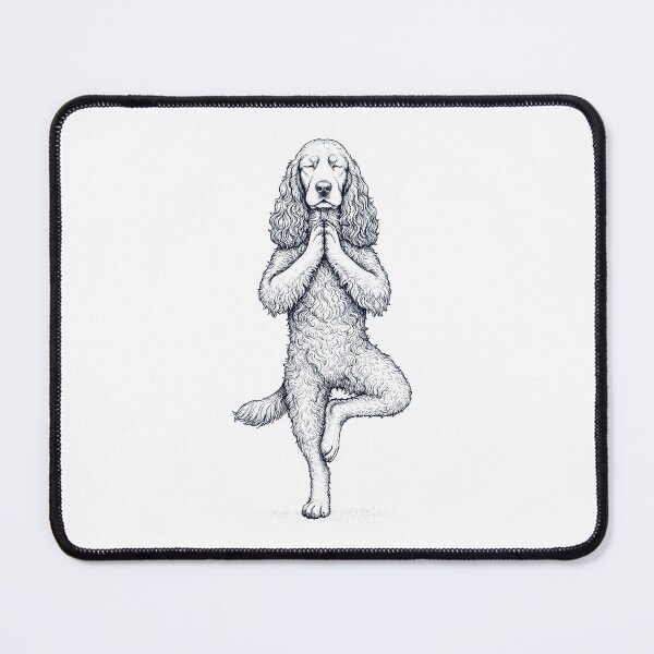 Item preview, Vintage Cocker Spaniel Yoga Tree Pose Dog Mom Lover designed and sold by TerryConnells.