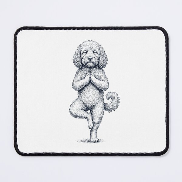 Item preview, Vintage Cockapoo Yoga Tree Pose Dog Mom Lover designed and sold by TerryConnells.
