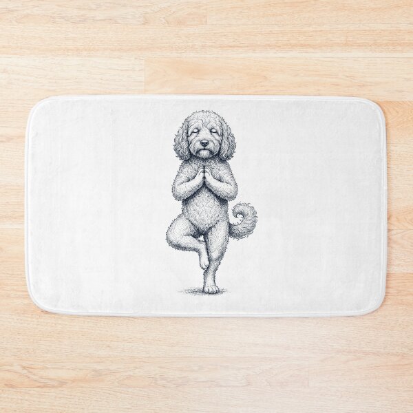 Item preview, Vintage Cockapoo Yoga Tree Pose Dog Mom Lover designed and sold by TerryConnells.