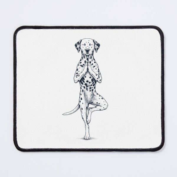 Item preview, Vintage Dalmatian Yoga Tree Pose Dog Mom Lover designed and sold by TerryConnells.