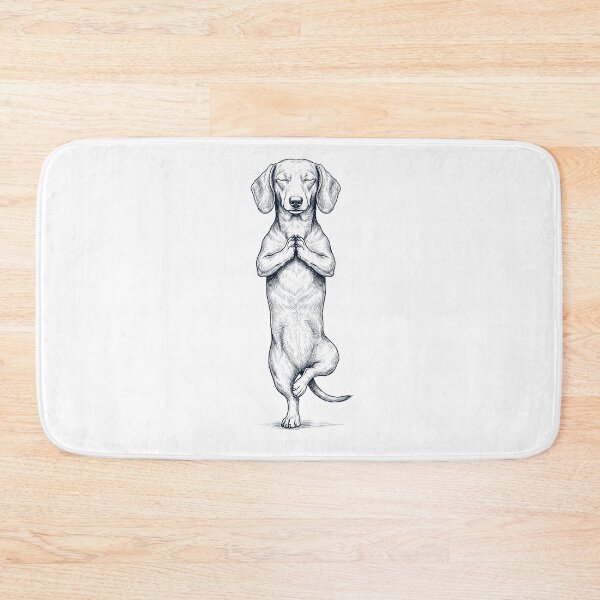Item preview, Vintage Dachshund Yoga Tree Pose Dog Mom Lover designed and sold by TerryConnells.
