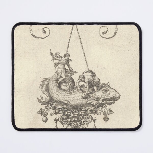 Item preview, Angel Fish Drawing | Nautical Art designed and sold by GammaRay.