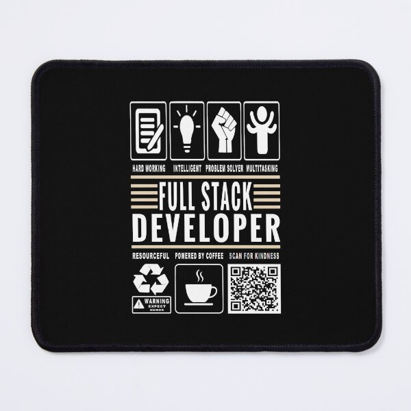 Item preview, Funny Full Stack Developer Job Description Icons QR Code designed and sold by MerchMaxxing.