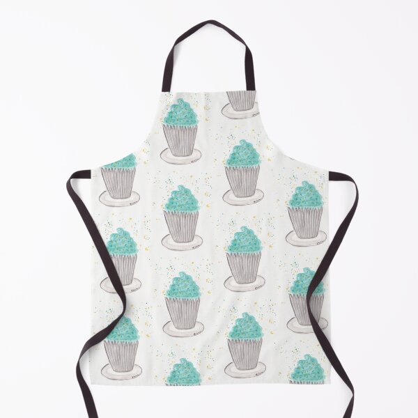 Item preview, Aqua Cupcake designed and sold by Kirsten Robinson Art.