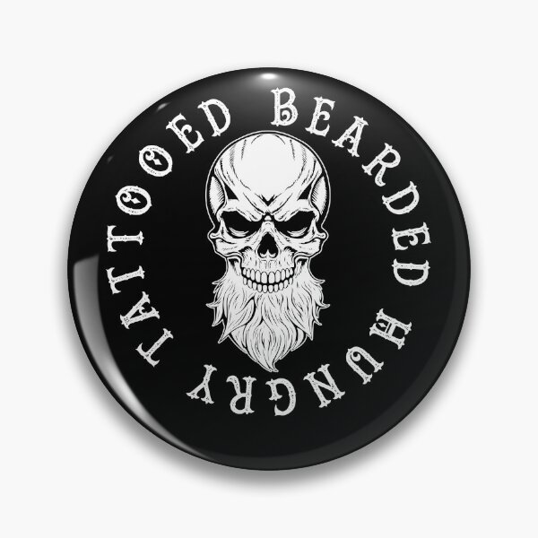 Item preview, Tattooed Bearded Hungry Skull designed and sold by Muslims_place.