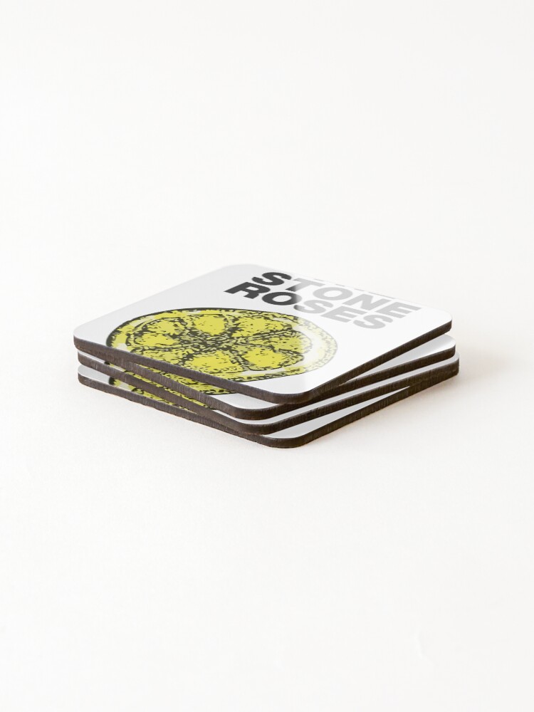 Thumbnail 4 of 5, Coasters (Set of 4), Stone Roses Merch The Stone Roses Lemon designed and sold by digirobot.