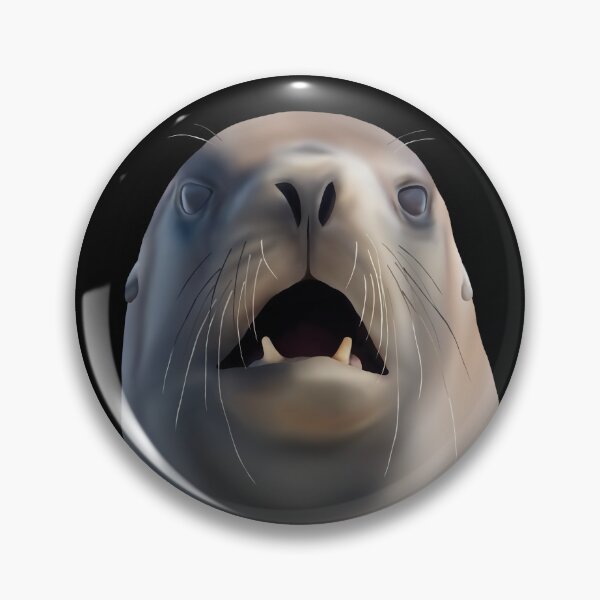 Item preview, Shocked Whakahao (Male New Zealand Sea Lion) designed and sold by GivernyKate.