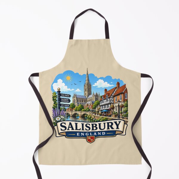 Item preview, Salisbury, England - Cathedral City designed and sold by Myra365Art.