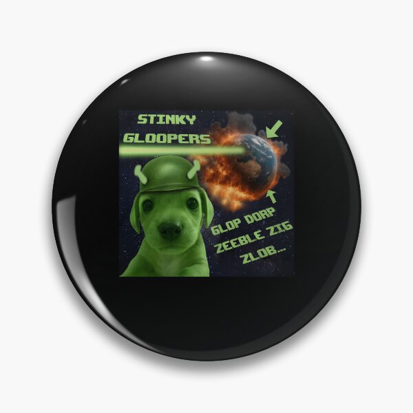 Item preview, Glerp Glorp Funny Alien Dog Mem designed and sold by rcgela.