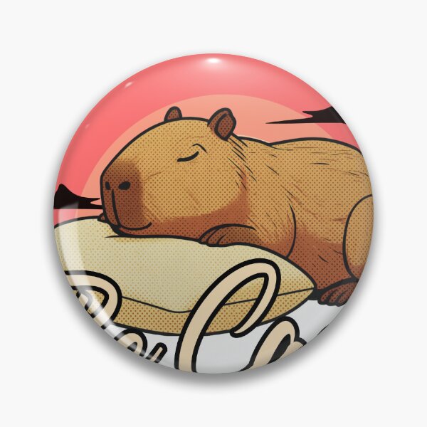 Item preview, Don’t Worry, Be Capy – Chill Capybara Sleeping Aesthetic designed and sold by 2msons.