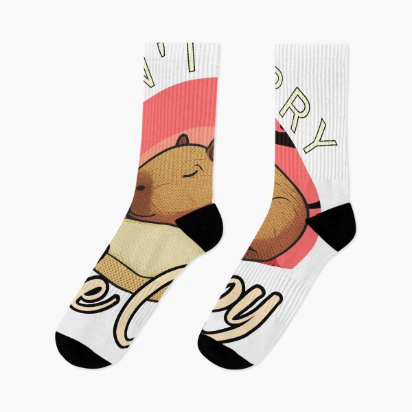 Item preview, Don’t Worry, Be Capy – Chill Capybara Sleeping Aesthetic designed and sold by 2msons.