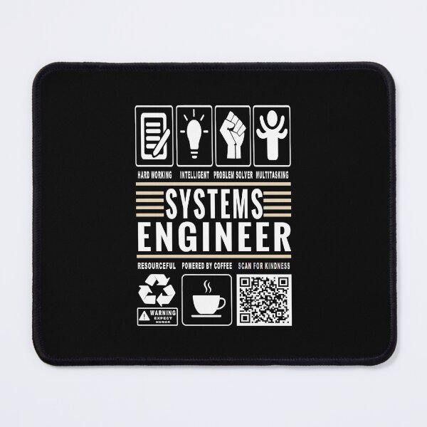 Item preview, Funny Systems Engineer Job Description Icons QR Code designed and sold by MerchMaxxing.