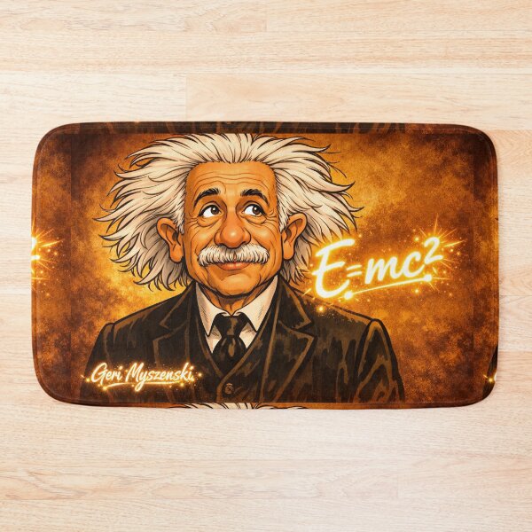 Item preview, Albert Einstein mass energy equivalence formula Emc2 designed and sold by The Art Queen Of Michigan .