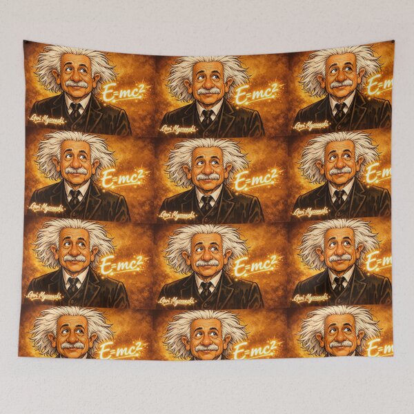 Item preview, Albert Einstein mass energy equivalence formula Emc2 designed and sold by The Art Queen Of Michigan .