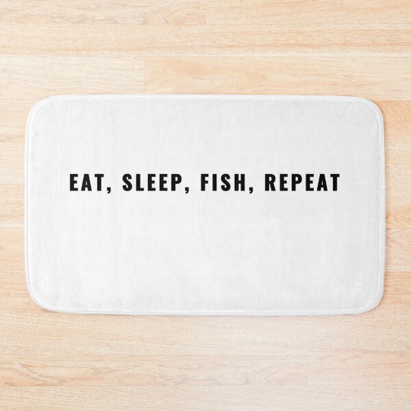 Item preview, EAT SLEEP FISH REPEAT Fishing Quote T-Shirt | Uncle Jichuan designed and sold by Uncle-Jichuan.