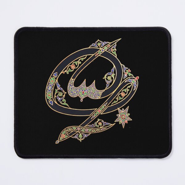 Item preview, Ornate Calligraphy With Jewel Toned Mosaic Patterns designed and sold by blacK1982White.