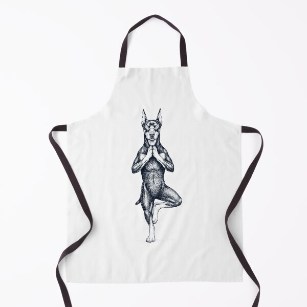 Item preview, Vintage Doberman Pinscher Yoga Tree Pose Dog Mom Lover designed and sold by TerryConnells.