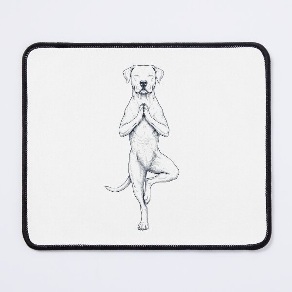 Item preview, Vintage Dogo Argentino Yoga Tree Pose Dog Mom Lover designed and sold by TerryConnells.