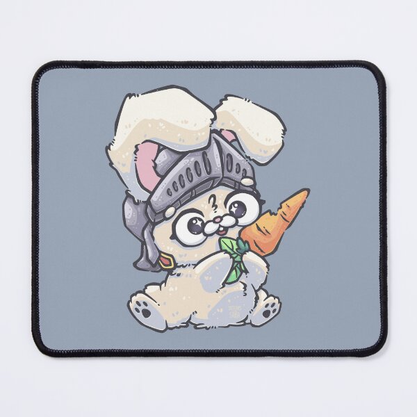 Item preview, White Bunny Knight with Carrot Sword designed and sold by SketchesWSara.