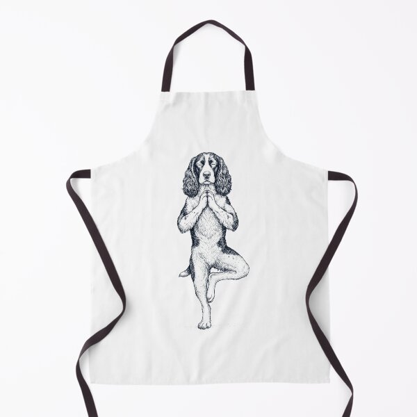 Item preview, Vintage English Springer Spaniel Yoga Tree Pose Dog Mom Lover designed and sold by TerryConnells.