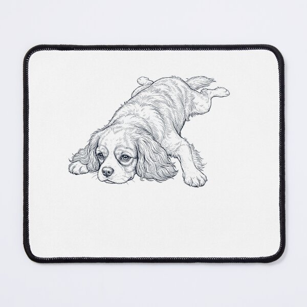 Item preview, Vintage Cavalier King Charles Spaniel Splooting Dog Mom Dad Lover designed and sold by DoodleTortle.