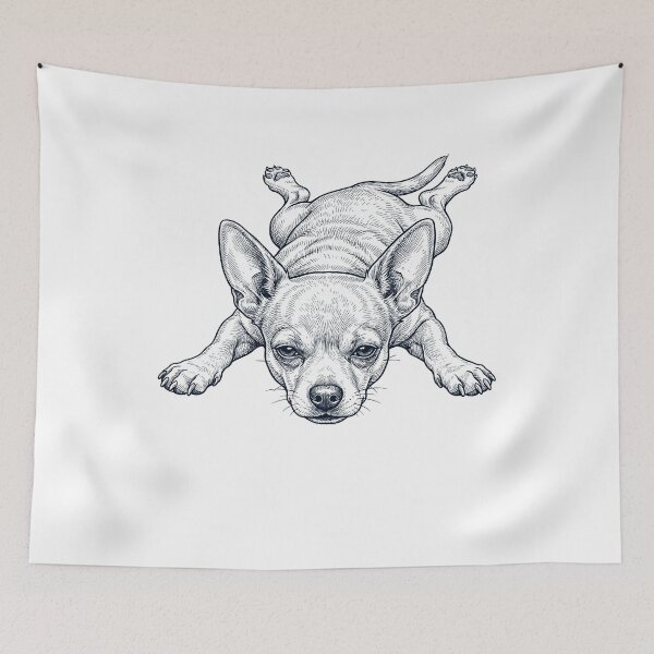 Item preview, Vintage Chihuahua Splooting Dog Mom Dad Lover designed and sold by DoodleTortle.