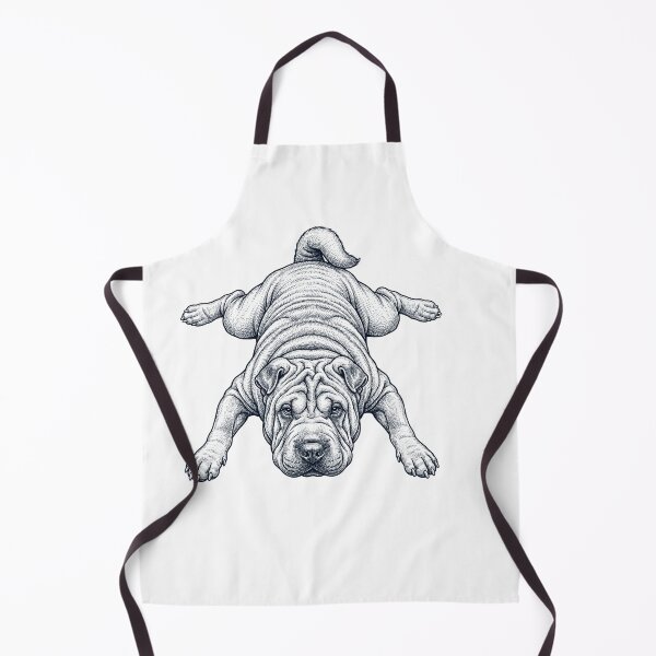 Item preview, Vintage Chinese Shar Pei Splooting Dog Mom Dad Lover designed and sold by DoodleTortle.