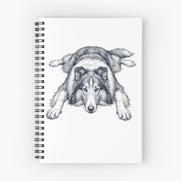 Item preview, Vintage Collie Splooting Dog Mom Dad Lover designed and sold by DoodleTortle.