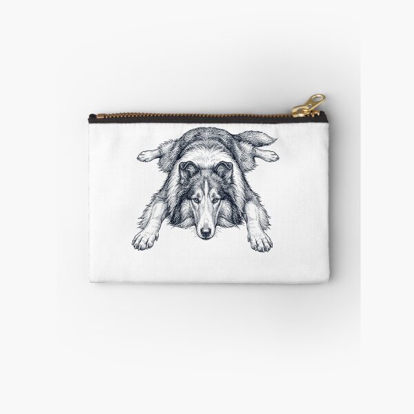 Item preview, Vintage Collie Splooting Dog Mom Dad Lover designed and sold by DoodleTortle.