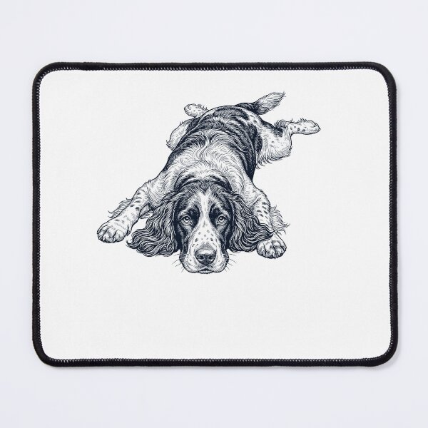 Item preview, Vintage English Springer Spaniel Splooting Dog Mom Dad Lover designed and sold by DoodleTortle.
