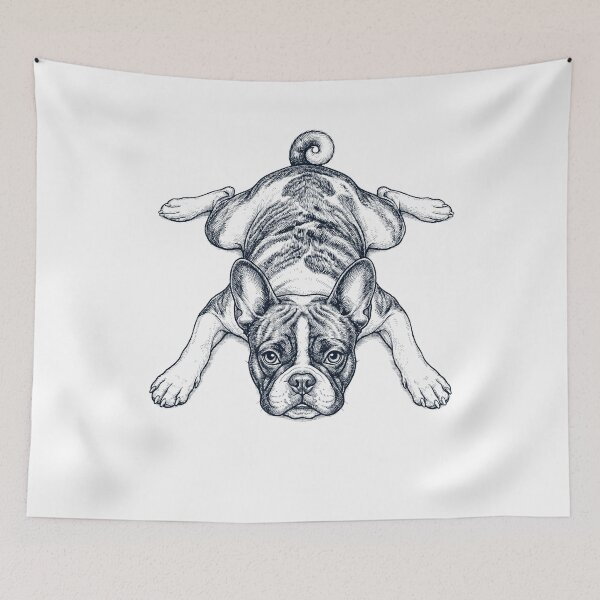 Item preview, Vintage French Bulldog Splooting Dog Mom Dad Lover designed and sold by DoodleTortle.