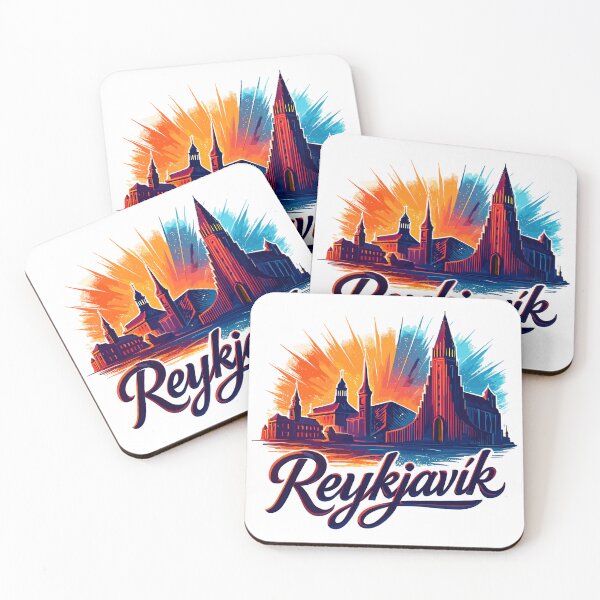 Item preview, Reykjavík Silhouette – Iceland Graphic Design designed and sold by Pineapple-Tree.
